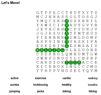 word search lets move